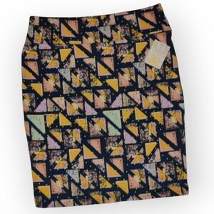 Pastel colors pencil skirt